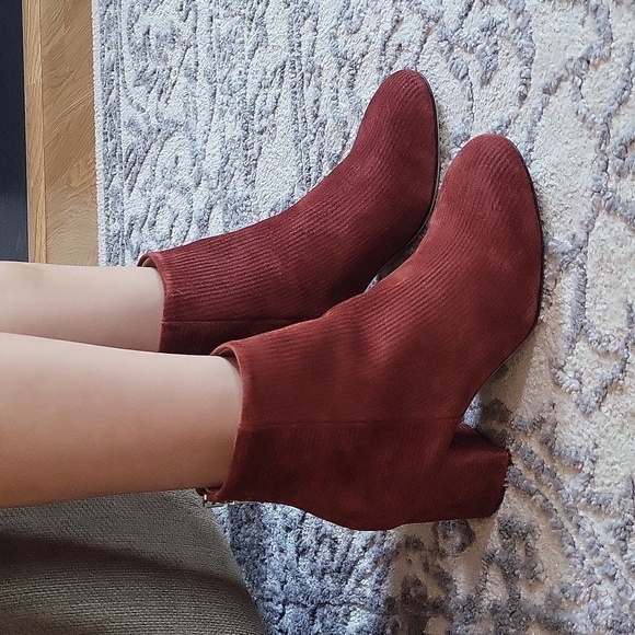 83- rag & bone New York Drea Boot Rust Suede Size 9 NWT - Picture 3 of 17